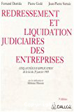 Redressement et liquidation judiciaires des entreprises : cinq années d'application de la loi du 25 janvier 1985