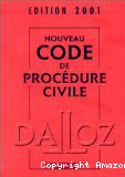 Nouveau Code de procédure civile 2001
