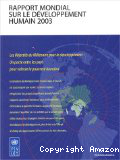 Rapport mondial sur le développement humain 2003