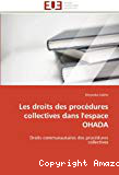 Les droits des procédures collectives dans l'espace OHADA