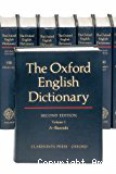 The Oxford english dictionary, volume I