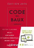 Code des Baux 2016