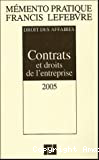 Contrats et droits de l'entreprise, 2005