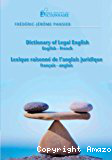 Dictionary of Legal English, English-French