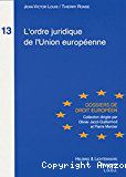 L'ordre Juridique de l'Union Européenne