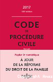 Code de procédure civile 2017